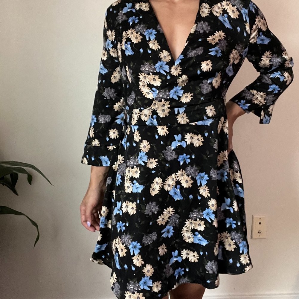 Floral Mini Dress S